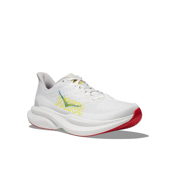 NWT Hoka Men's Mach 6 White/Nimbus Cloud 10 Medium